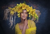 Mother earth in yellow