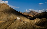 Falling Light On Monastery