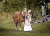 Horse and girl