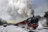 Winter Steam Train
