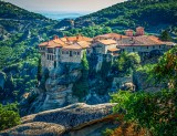 Meteora Monasteries Built on Rocks