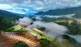 MU CANG CHAI IN THE CLOUDS 