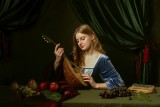 Girl with mandolin