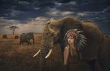 Girl and Elephant