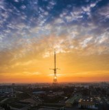 TV-tower in the sun